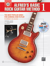 Alfred Alfred's Basic Rock Guitar Method 1 - Book / Online Audio / DVD