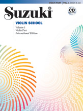 Suzuki Violin School, Volume 1 Book and CD International Edition