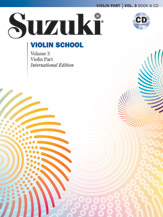 Suzuki Violin School, Volume 3, Book with CD, International Edition