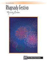 Rhapsody Festivo [intermediate piano duet] Bober