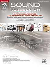 Alfred Black / Bernotas       Sound Percussion - Intermediate Method - Accessory  Percussion
