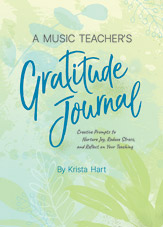 A Music Teacher's Gratitude Journal Book
