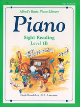 Alfred's Basic Piano Course: Sight Reading Book 1B [Piano]