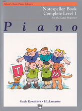 Alfred's Basic Piano Library - Notespeller 1 Complete (1A/1B)