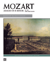 Alfred Mozart ed. Hinson  Adagio in B minor, K. 540 - Piano Solo Sheet