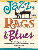 Jazz, Rags & Blues, Book 1 [Piano] Book & Online Audio