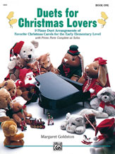 Alfred    Duets for Christmas Lovers, Book 1 - 1 Piano / 4 Hands