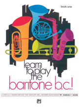 Learn To Play The Baritone Bc Book 1 by Gouse C F for Euphonium Bass Clef (Bk 1)