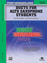 Alfred    Student Instrumental Course - Duets for Alto Saxophone Students Level 1 - Saxophone Duet