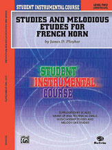 Alfred    Student Instrumental Course - Studies & Melodious Etudes Level 2 - French Horn