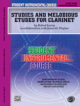 Alfred Student Instrumental Course - Studies & Melodious Etudes Level 3 - Clarinet