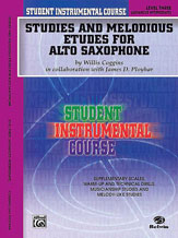 Alfred    Student Instrumental Course - Studies & Melodious Etudes Level 3 - Alto Saxophone