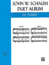 Duet Album Book 2 by Schaum for 1 Piano 4 Hands