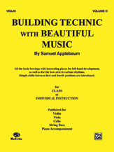 Alfred Applebaum   Building Technic with Beautiful Music Book 3 - Violin