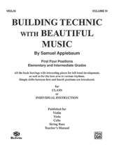 Building Technic With Beautiful Music, Book IV [Violin]