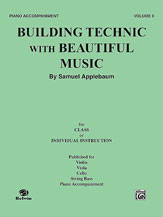 Alfred Applebaum   Building Technic with Beautiful Music Book 2 - Piano Accompaniment