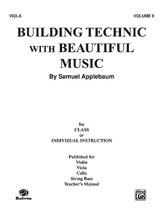 Alfred Applebaum   Building Technic with Beautiful Music Book 2 - Viola