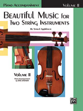 Alfred Applebaum              Beautiful Music for Two String Instruments Book 2 - Piano Accompaniment