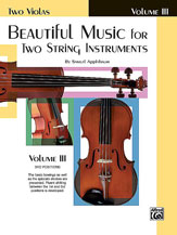 Alfred Applebaum              Beautiful Music for Two String Instruments Book 3 - Viola Duet