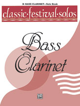 Alfred    Classic Festival Solos for Bass Clarinet Volume 1 - Solo Book