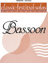 Alfred    Classic Festival Solos for Bassoon Volume 1 - Solo Book