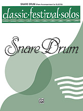 Alfred Classic Festival Solos for Snare Drum Volume 1 - Piano Accompaniment
