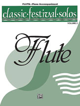 Alfred Classic Festival Solos for Flute Volume 2 - Piano Accompaniment