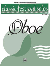 Alfred    Classic Festival Solos for Oboe Volume 2 - Piano Accompaniment
