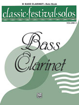 Alfred    Classic Festival Solos for Bass Clarinet Volume 2 - Solo Book
