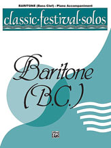 Classic Festival Solos (Baritone B.C.), Volume 2 Piano Acc. [Piano Acc.]