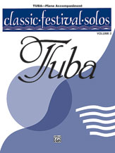 Alfred    Classic Festival Solos for Tuba Volume 2 - Piano Accompaniment