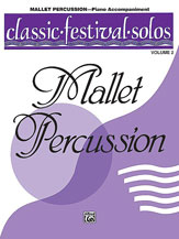 Alfred Classic Festival Solos for Mallet Vol 2 - Piano Accompaniment