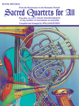 Alfred  Ryden W  Sacred Quartets for All - Flute / Piccolo