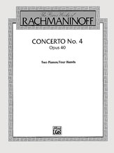 Rachmaninoff Piano Concerto No 4 Op 40 2P4H