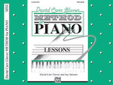 Warner Brothers    David Carr Glover Method for Piano: Lesson Primer