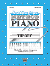 David Carr Glover Method for Piano, Theory Book Level 1; AL00FDL01009