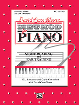 Warner Brothers Lancaster / Kowalchyk Glover  David Carr Glover Method for Piano: Sight Reading & Ear Training Level 2