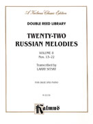 Twenty-Two Russian Melodies, Volume 2, Nos. 13-22 - Oboe | Piano