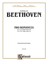 Two Romances, Op. 40 and 50 [Violin]