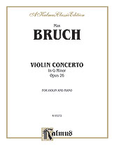 Violin Concerto in G Minor, Op. 26 [Violin]