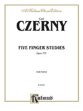 Five Finger Studies, Opus 777 [Piano] piano