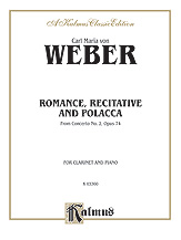 Alfred von Weber C M   Romance Recitative and Polacca - Clarinet