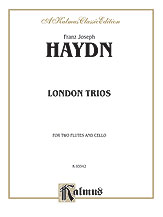 Haydn - Four London Trios [2 Flutes & Cello] 2Fl-Vc