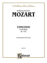 Concerto, K. 191 in B-flat Major [Bassoon & Piano]
