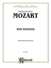 MOZART - Two Sonatas for Bassoon and Piano
