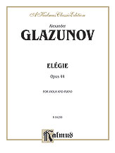Elegie for Viola, Op. 44 [Viola]