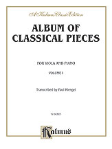 Album of Classical Pieces, Volume I [Viola]