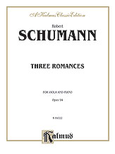 Three Romances, Op. 94 [Viola]