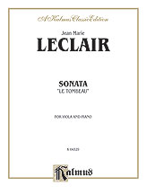 Sonata Le Tombeau [Viola]