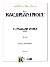 Hungarian Dance (Urtext) [Violin]